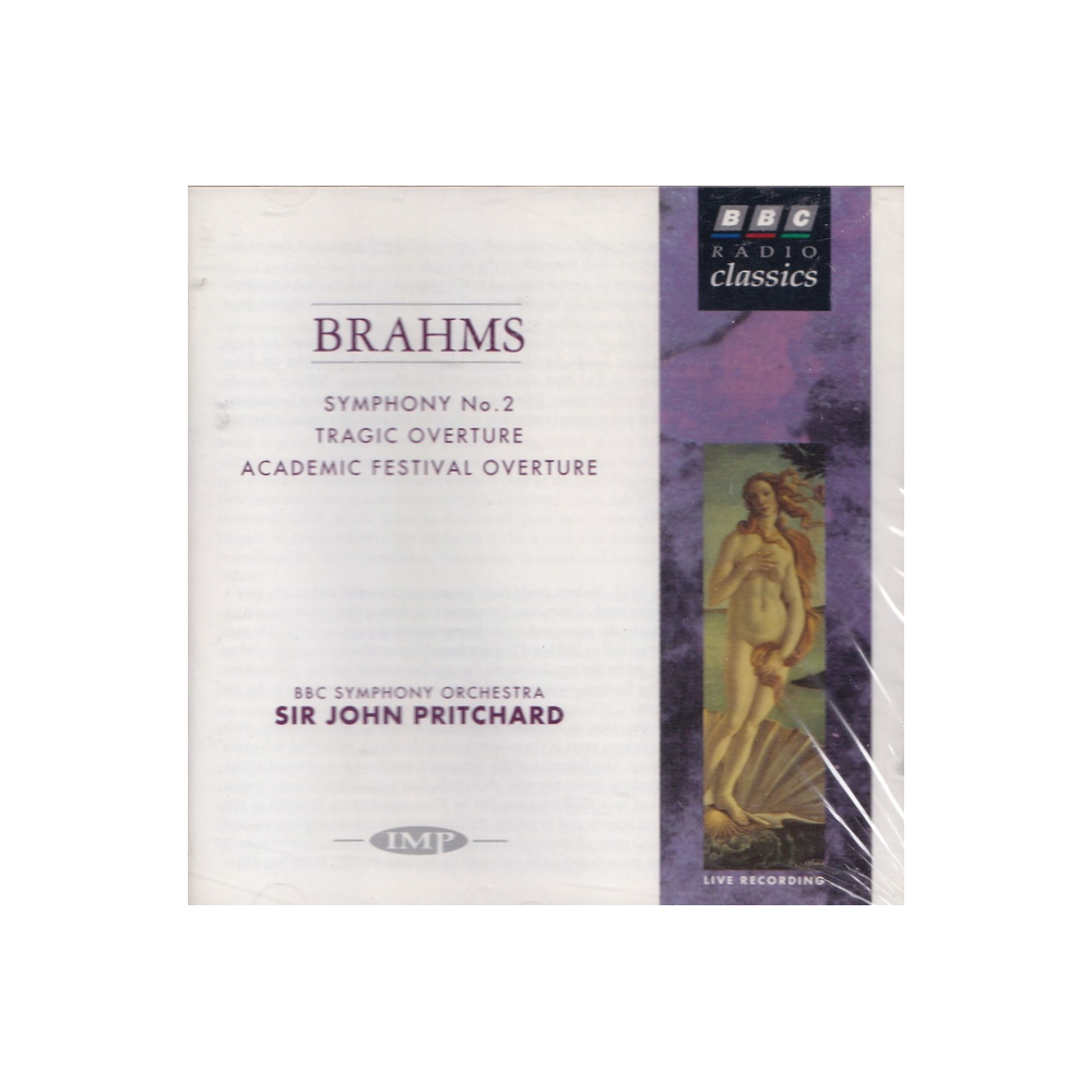 BRAHMS - Pritchard - Symphonie n°2 pour orchestre en ré majeur op.73